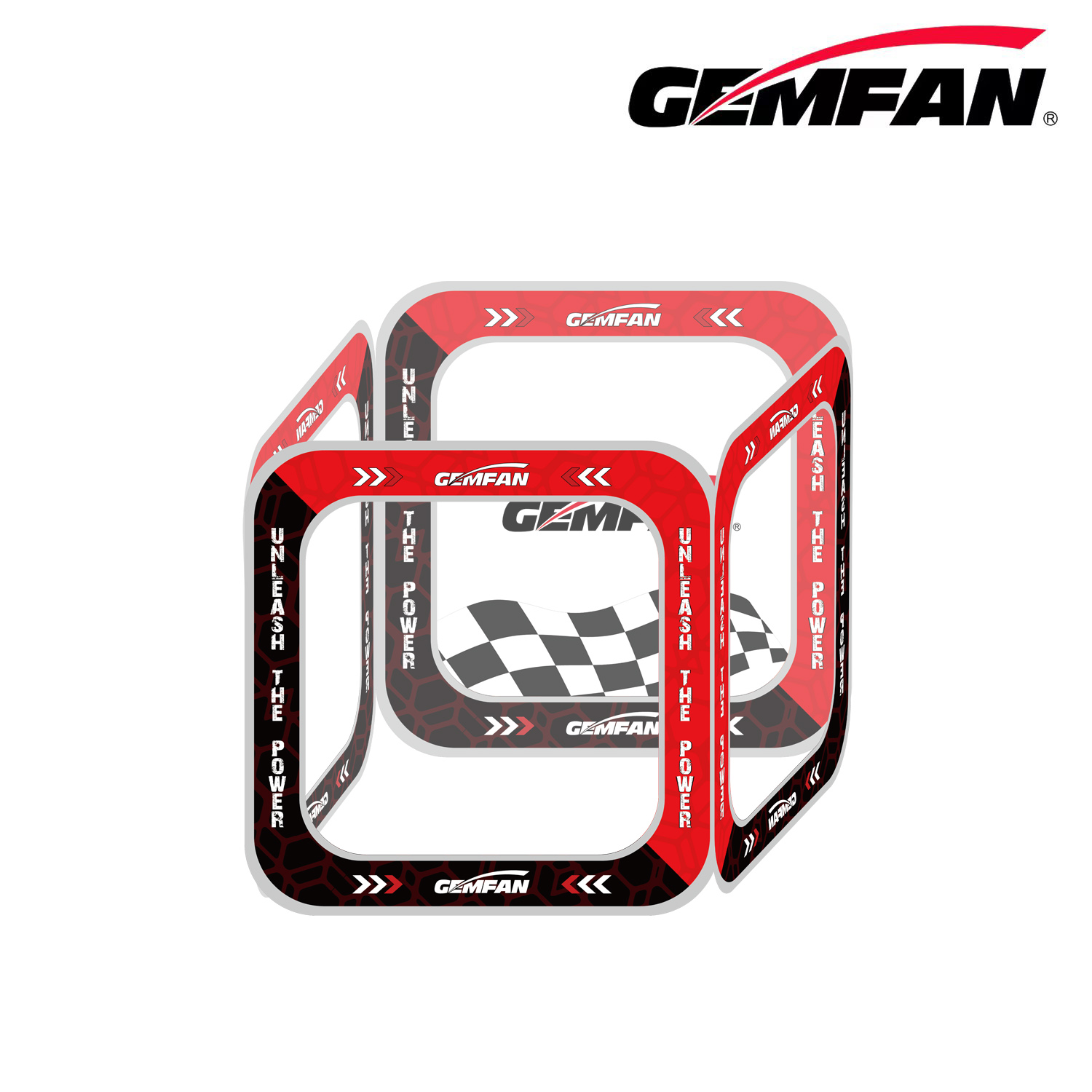 Drone Racing Flag - Gemfan AC-SM-6 FPV Racing Drone Reflektierendes