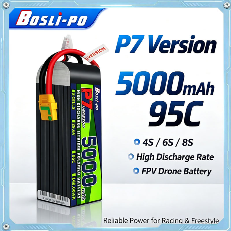 Boslipo P7 Version 5000mAh 95C – Drone Racing Battery Bewertung und Preis